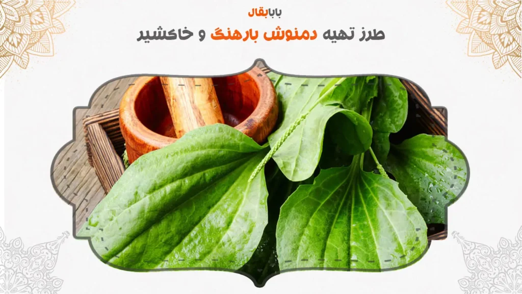 طرز تهیه دمنوش بارهنگ و خاکشیر